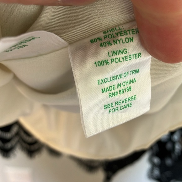 Lilly Pulitzer Black and White Lace Dress - Picture 7 of 7